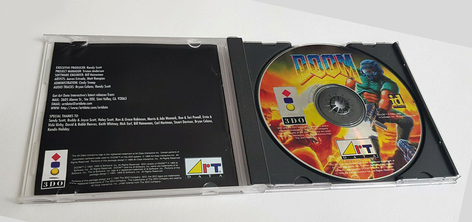 Лицензионный диск Doom для 3DO